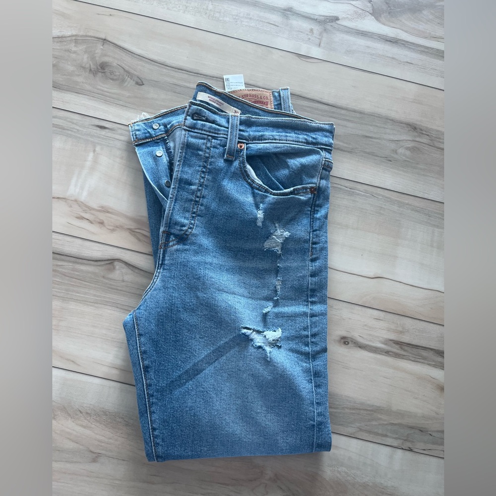 Levi’s wedgie straight button fly jeans. Size 30. - Picture 5 of 5
